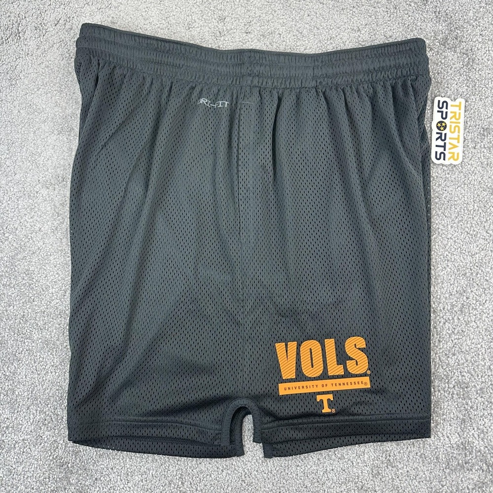 Tennessee Volunteers Shorts Mens 3XL Gray NCAA Football Nike Dri Fit On Field